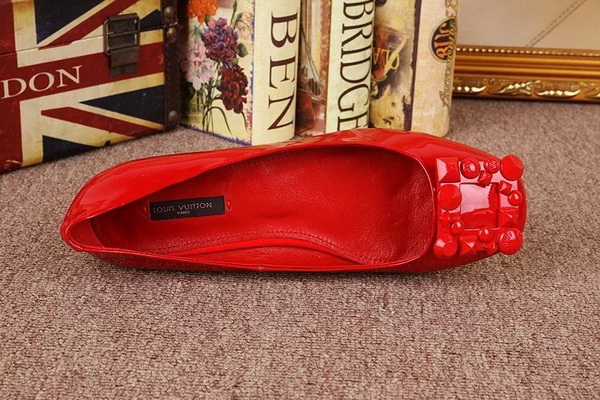 LV Shallow mouth flat shoes Women--024